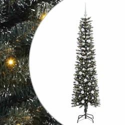 Sapin de Noël artificiel Vert 180 cm PVC, plastique et acier 542090542090