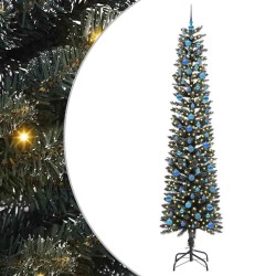 Sapin de Noël artificiel Vert 240 cm PVC, plastique et acier 542092542092