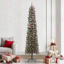 Sapin de Noël artificiel Vert 240 cm PVC, plastique et acier 542093542093
