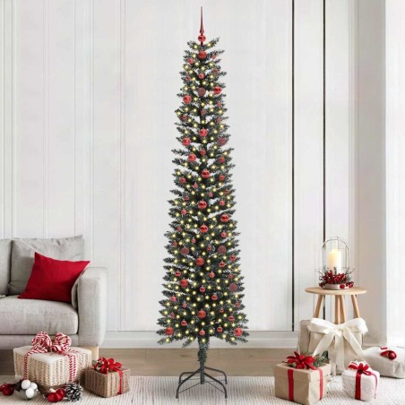 Sapin de Noël artificiel Vert 240 cm PVC, plastique et acier 542093542093