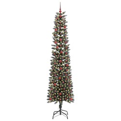 Sapin de Noël artificiel Vert 240 cm PVC, plastique et acier 542093542093