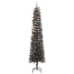 Sapin de Noël artificiel Vert 240 cm PVC, plastique et acier 542093542093