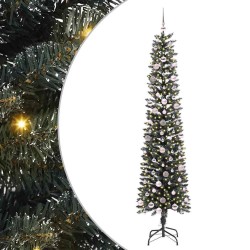 Sapin de Noël artificiel Vert 240 cm PVC, plastique et acier 542096542096