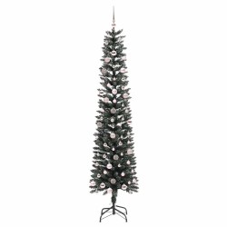 Sapin de Noël artificiel Vert 240 cm PVC, plastique et acier 542096542096