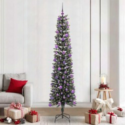 Sapin de Noël artificiel Vert 240 cm PVC, plastique et acier 542097542097