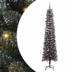 Sapin de Noël artificiel Vert 240 cm PVC, plastique et acier 542097542097