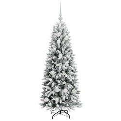 Sapin de Noël artificiel avec 150 LED avec support Blanc 120 cm 542098542098