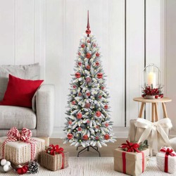 Sapin de Noël artificiel avec 150 LED avec support Blanc 120 cm 542099542099