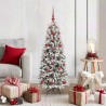 Sapin de Noël artificiel avec 150 LED avec support Blanc 120 cm 542099542099