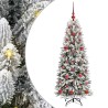 Sapin de Noël artificiel avec 150 LED avec support Blanc 120 cm 542099542099