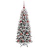 Sapin de Noël artificiel avec 150 LED avec support Blanc 120 cm 542099542099