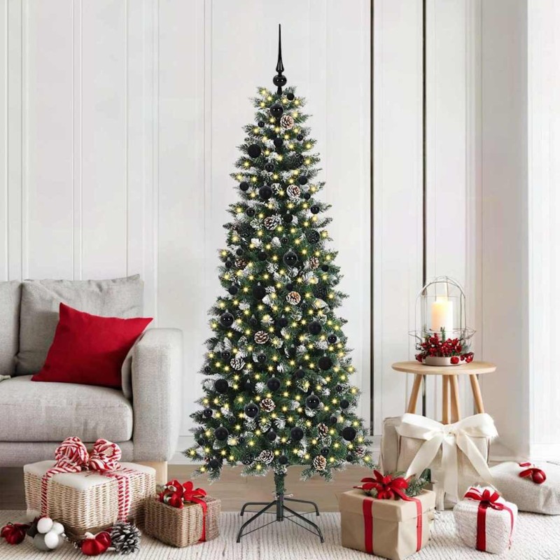 Sapin de Noël artificiel Vert 180 cm PVC, plastique et acier 542101542101
