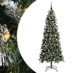 Sapin de Noël artificiel Vert 180 cm PVC, plastique et acier 542101542101