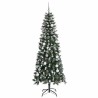 Sapin de Noël artificiel Vert 210 cm PVC, plastique et acier 542102542102