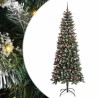 Sapin de Noël artificiel Vert 210 cm PVC, plastique et acier 542103542103