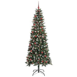 Sapin de Noël artificiel Vert 210 cm PVC, plastique et acier 542103542103