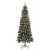 Sapin de Noël artificiel Vert 210 cm PVC, plastique et acier 542103542103