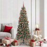 Sapin de Noël artificiel Vert 180 cm PVC, plastique et acier 542105542105
