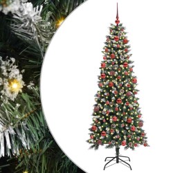 Sapin de Noël artificiel Vert 180 cm PVC, plastique et acier 542105542105