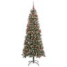 Sapin de Noël artificiel Vert 180 cm PVC, plastique et acier 542105542105