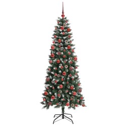 Sapin de Noël artificiel Vert 180 cm PVC, plastique et acier 542105542105