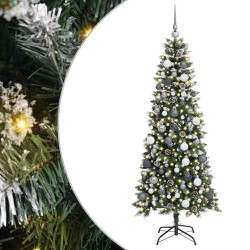 Sapin de Noël artificiel Vert 180 cm PVC, plastique et acier 542106542106