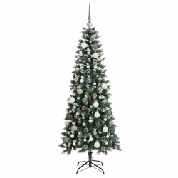Sapin de Noël artificiel Vert 180 cm PVC, plastique et acier 542106542106