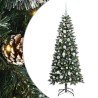 Sapin de Noël artificiel Vert 150 cm PVC, plastique et acier 542107542107