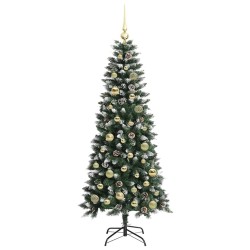 Sapin de Noël artificiel Vert 150 cm PVC, plastique et acier 542108542108