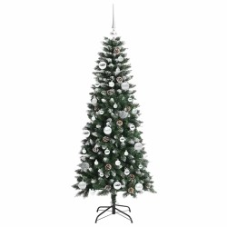 Sapin de Noël artificiel Vert 150 cm PVC, plastique et acier 542109542109
