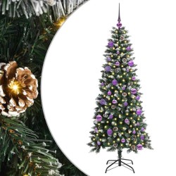 Sapin de Noël artificiel Vert 150 cm PVC, plastique et acier 542110542110