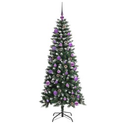 Sapin de Noël artificiel Vert 150 cm PVC, plastique et acier 542110542110