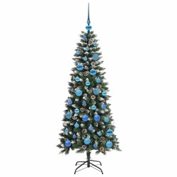 Sapin de Noël artificiel Vert 150 cm PVC, plastique et acier 542111542111