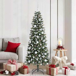 Sapin de Noël artificiel Vert 180 cm PVC, plastique et acier 542113542113