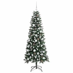 Sapin de Noël artificiel Vert 180 cm PVC, plastique et acier 542113542113