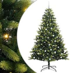 Arbre de Noël artificiel en silicone flexible 300 LEDs 240 cm 542114542114