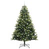 Arbre de Noël artificiel en silicone flexible 300 LEDs 240 cm 542114542114