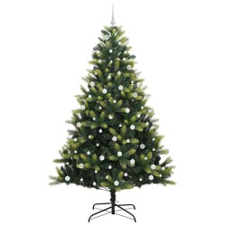 Arbre de Noël artificiel en silicone flexible 300 LEDs 240 cm 542114542114