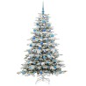Sapin de Noël Artificiel à Branches Articulées Blanc 180 cm 542115542115