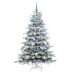 Sapin de Noël Artificiel à Branches Articulées Blanc 180 cm 542115542115