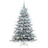Sapin de Noël Artificiel à Branches Articulées Blanc 180 cm 542115542115