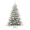 Sapin de Noël Artificiel à Branches Articulées Blanc 180 cm 542116542116