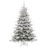 Sapin de Noël Artificiel à Branches Articulées Blanc 180 cm 542116542116