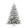 Sapin de Noël Artificiel à Branches Articulées Blanc 180 cm 542117542117