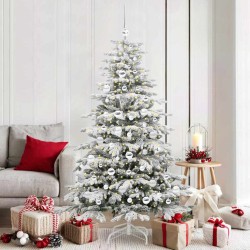 Sapin de Noël Artificiel à Branches Articulées Blanc 180 cm 542118542118