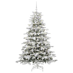 Sapin de Noël Artificiel à Branches Articulées Blanc 180 cm 542118542118