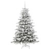 Sapin de Noël Artificiel à Branches Articulées Blanc 180 cm 542118542118