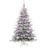 Sapin de Noël Artificiel à Branches Articulées Blanc 180 cm 542119542119