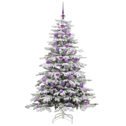 Sapin de Noël Artificiel à Branches Articulées Blanc 180 cm 542119542119