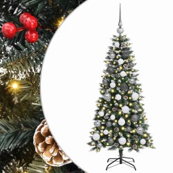 Sapin de Noël artificiel Vert 120 cm PVC, plastique et acier 542120542120